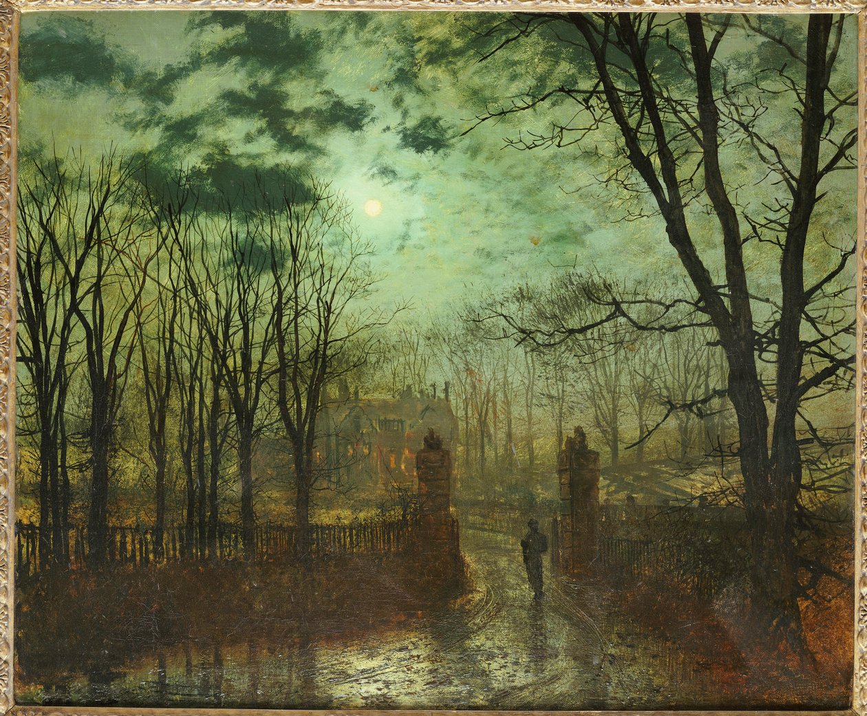 Ved Parkporten av John Atkinson Grimshaw