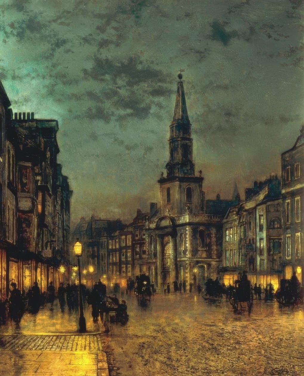 Blackman Street, Borough, London av John Atkinson Grimshaw