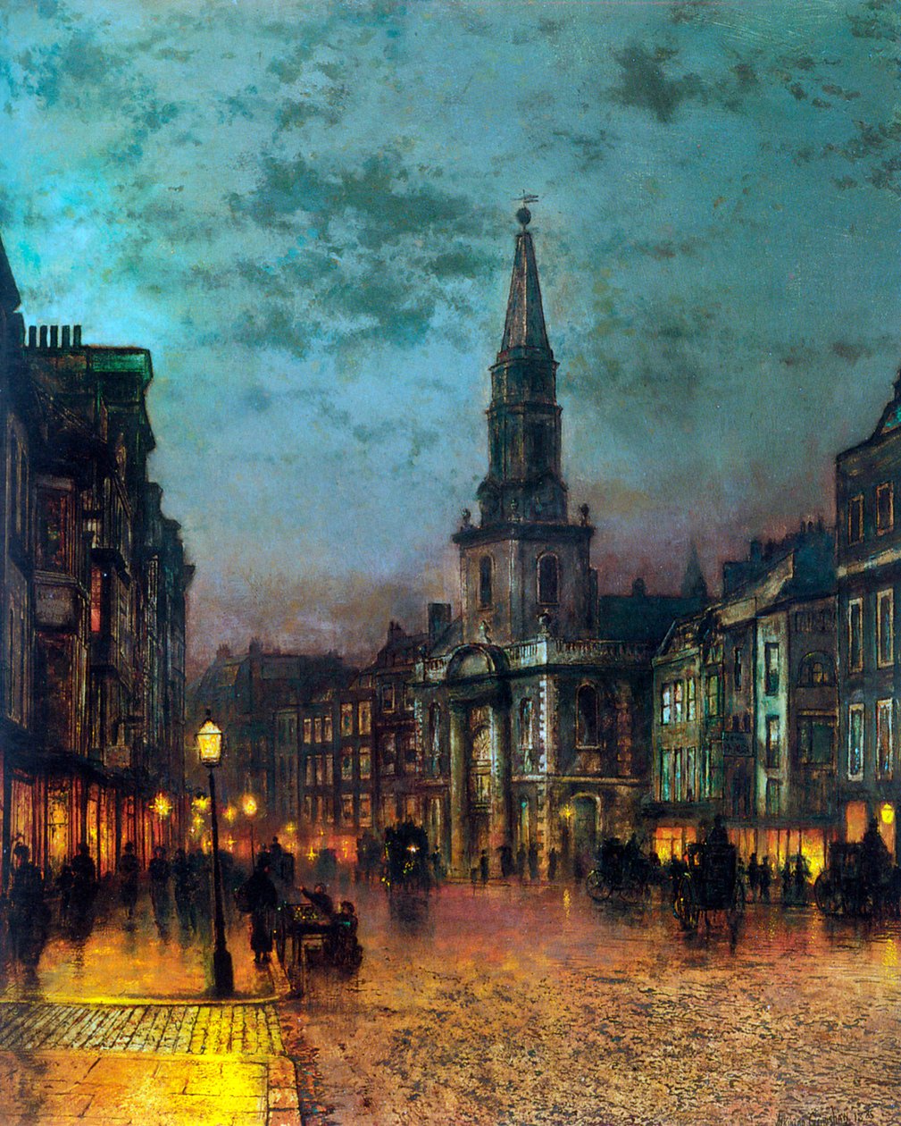 Blackman Street, London, 1885. av John Atkinson Grimshaw