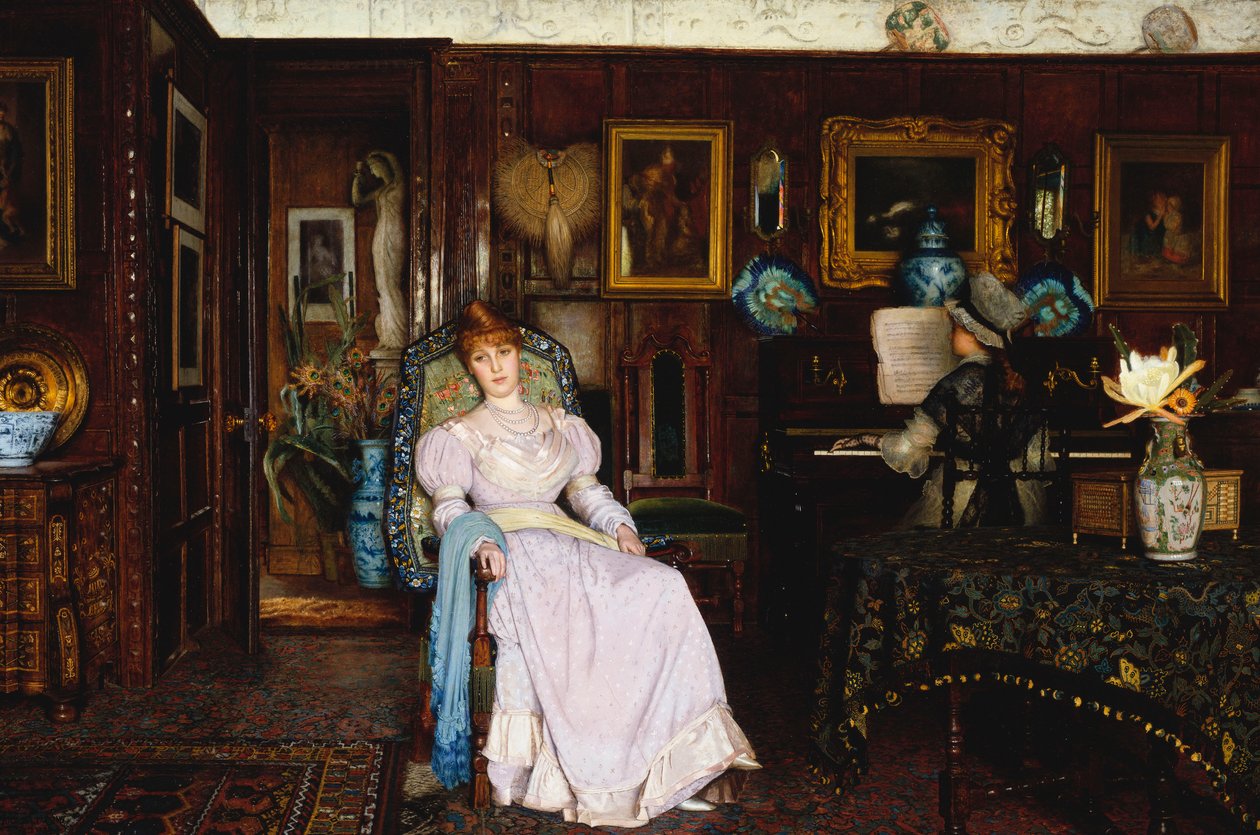 Kjære hjem av John Atkinson Grimshaw