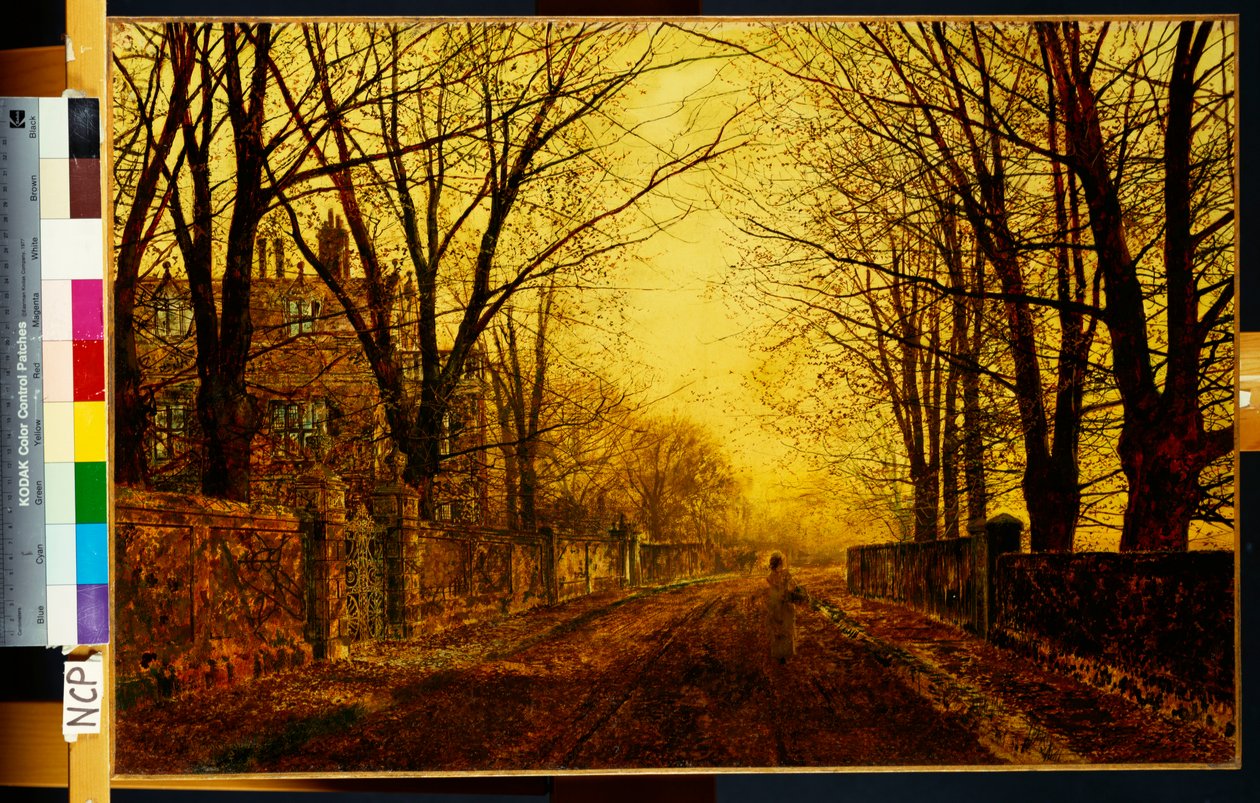 Nocturne in Gold, 1872 av John Atkinson Grimshaw