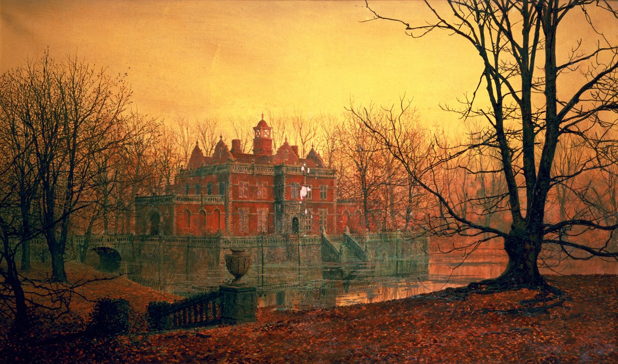 Det hjemsøkte huset av John Atkinson Grimshaw