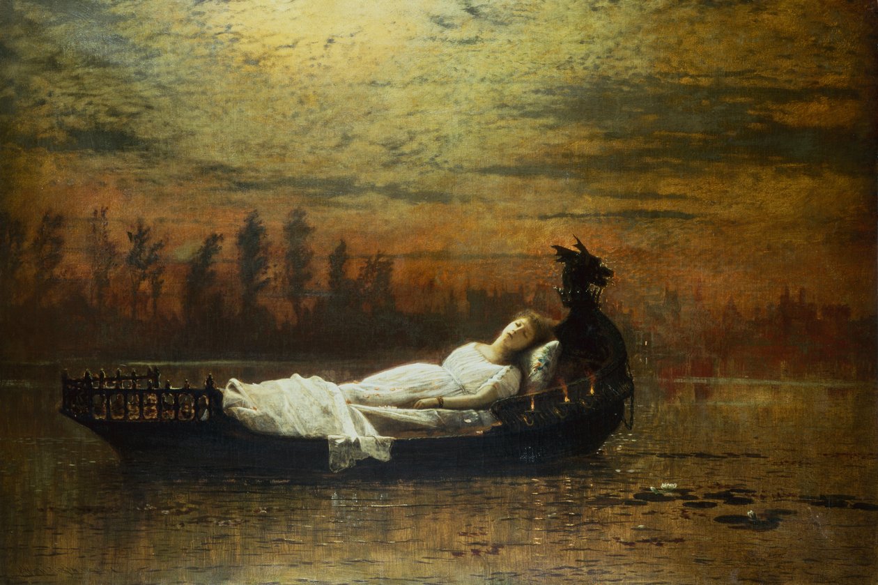 Lady of Shalott av John Atkinson Grimshaw