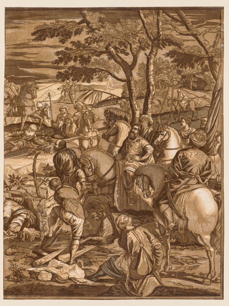 Korsfestelse, 1741. av John Baptist Jackson