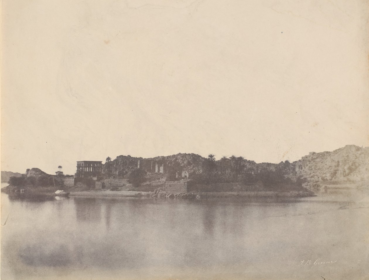 Island of Philae, 1853-54. av John Beasley Greene
