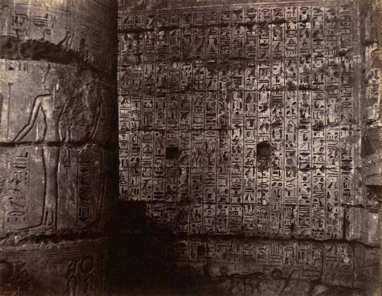 Medinet-Habu, 1854. av John Beasley Greene