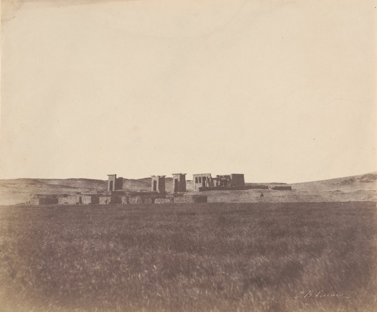 Deboud-tempelet, 1853-54. av John Beasley Greene
