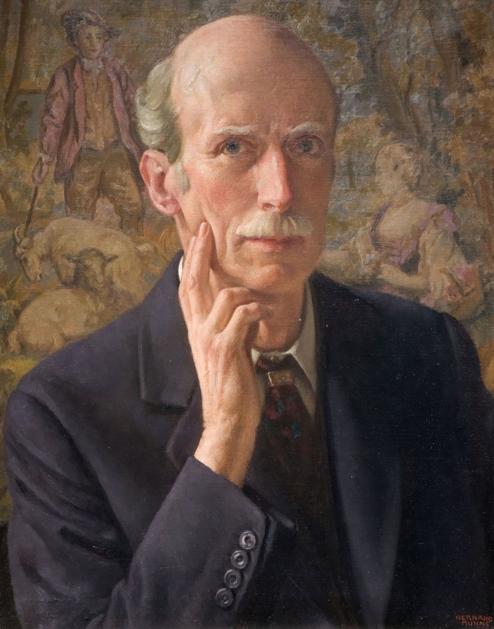 Selvportrett, 1942. av John Bernard Munns