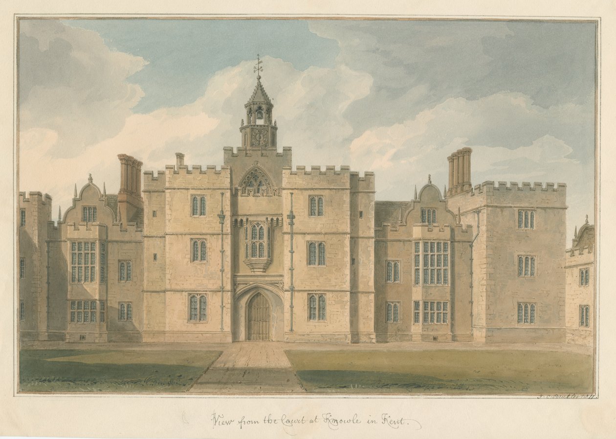Kent - Knowle, 1811 av John Buckler