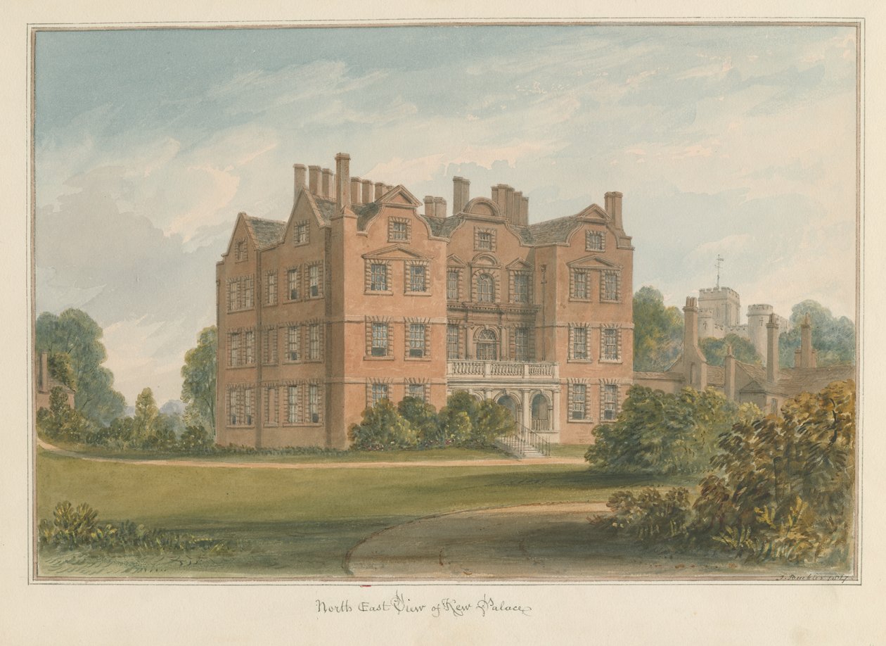Surrey - Kew Palace av John Buckler