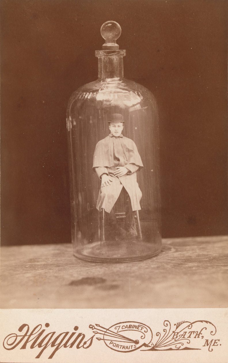 Mann i flaske, ca. 1888. av John C. Higgins
