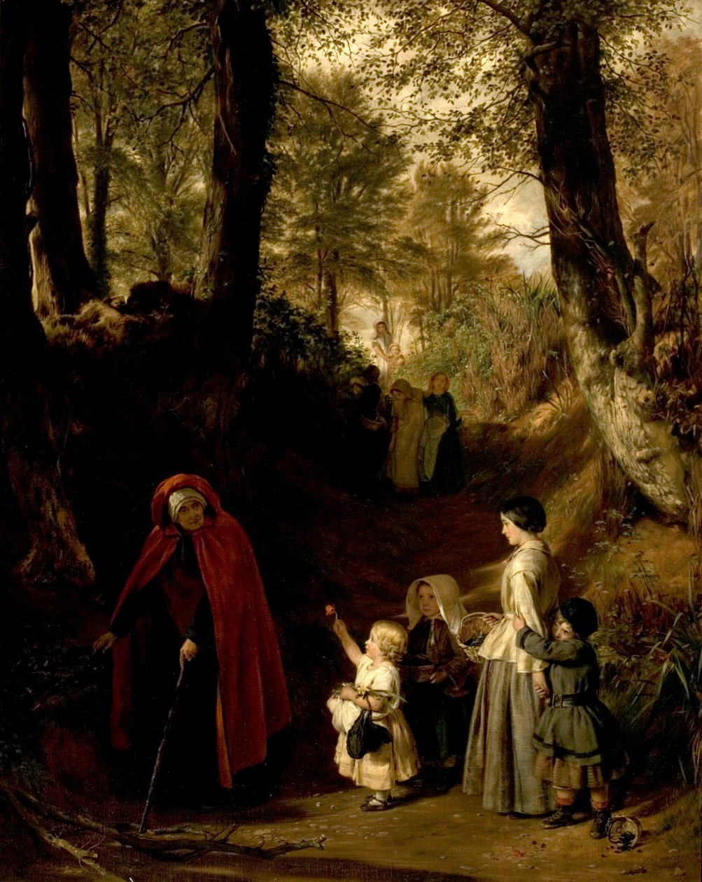 Ungdom og alder, 1857 av John Callcott Horsley