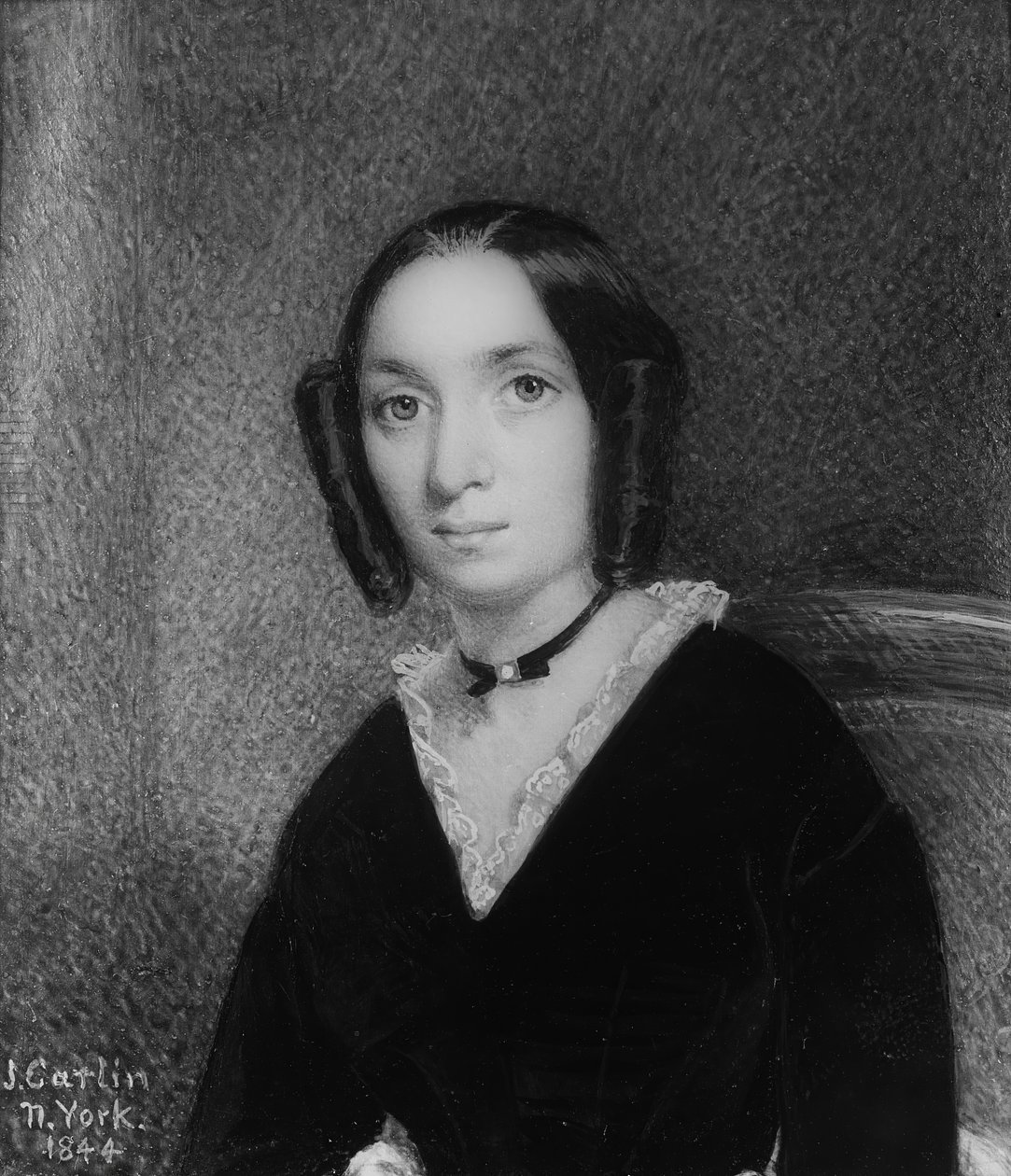 Portrett av en dame, 1844. av John Carlin