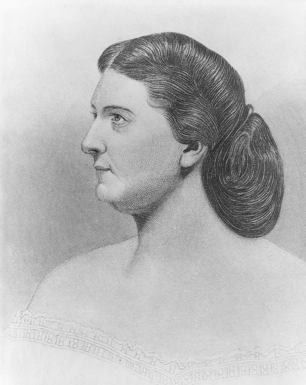 Harriet Lane, ca. 1860 av John Chester Buttre