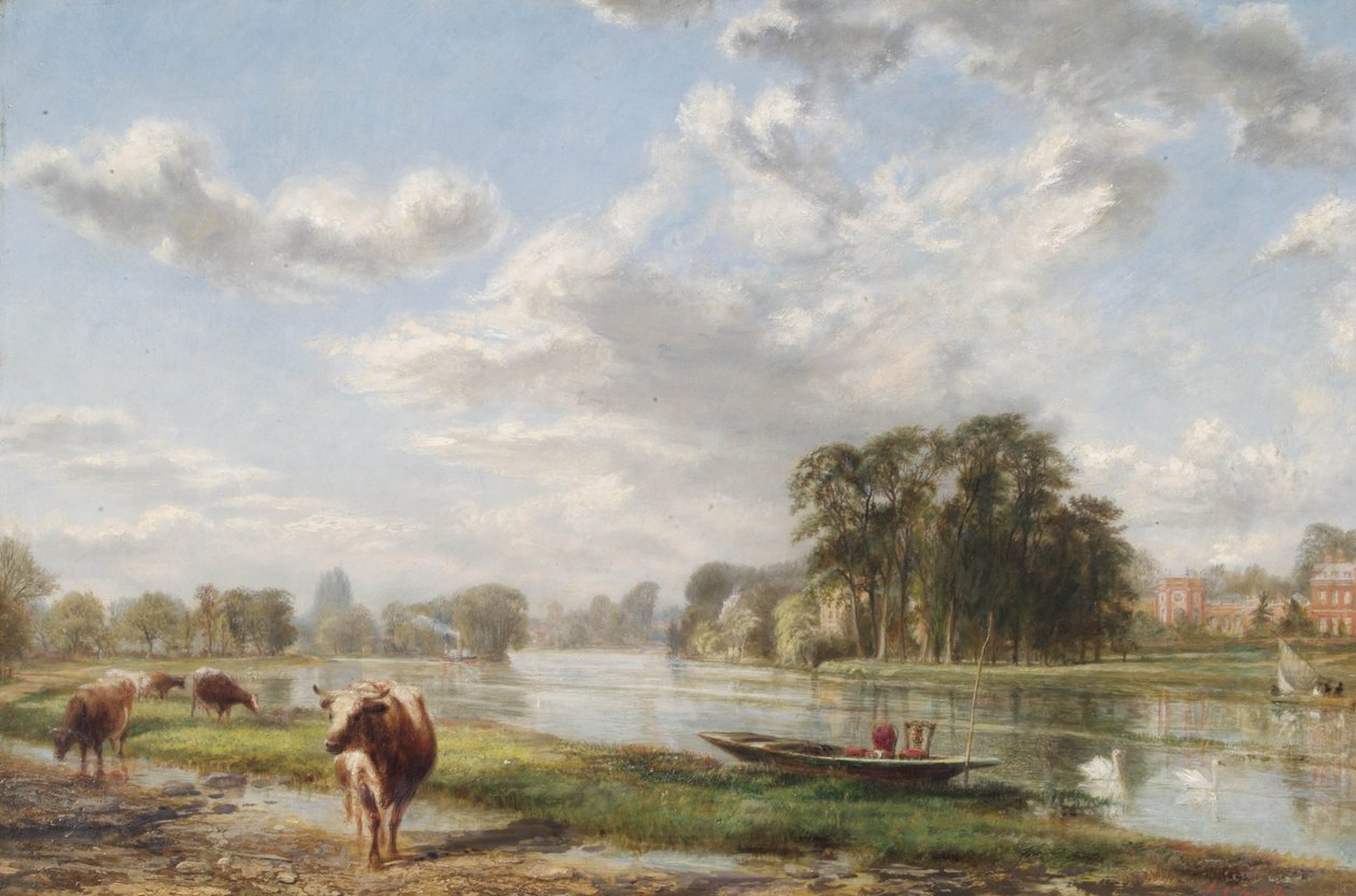 Orleans House, Twickenham, ca. 1825 av John Cleghorn