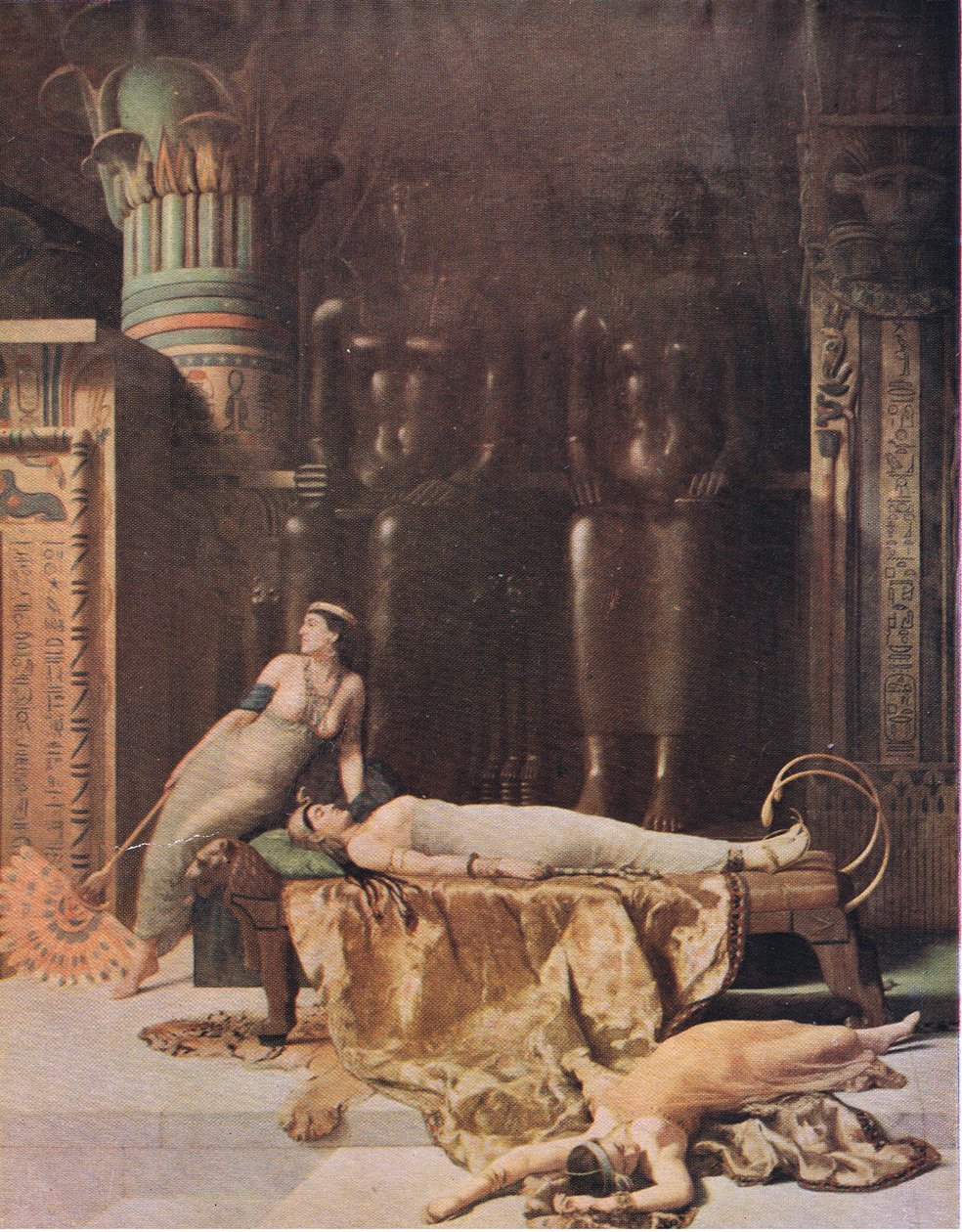 Kleopatras død av John Collier