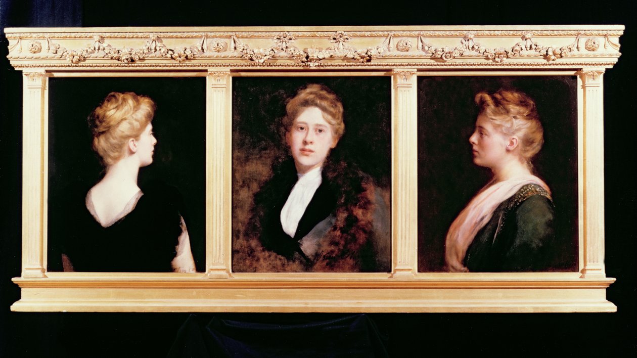 Trippelportrett av en kvinne av John Collier