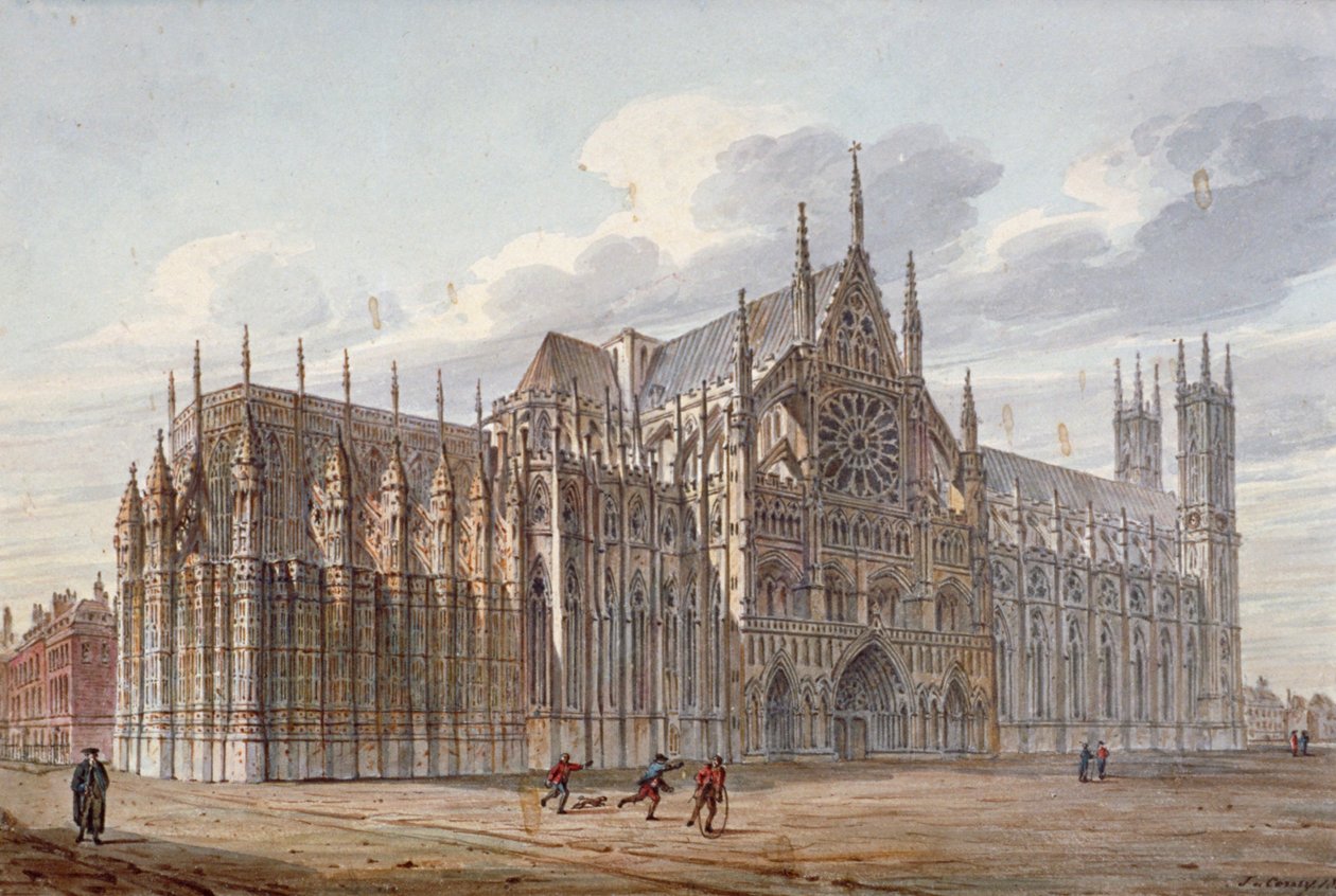 Westminster Abbey, London, 1816. av John Coney