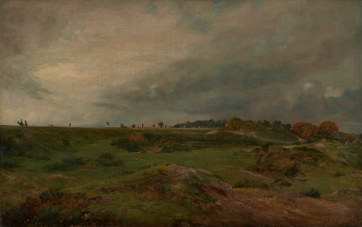 En vei over Hampstead Heath av John Constable