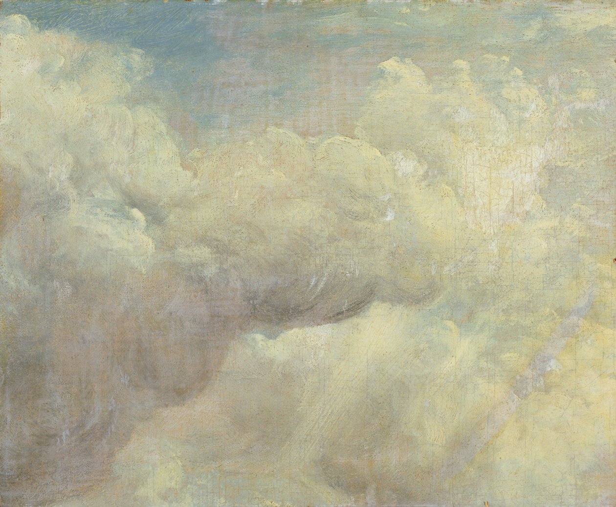 Cloud Study, ca. 1821 (olje på lerret) av John Constable