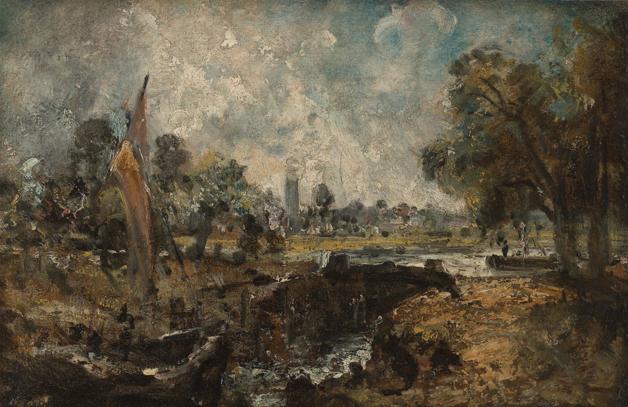 Dedham Lock av John Constable