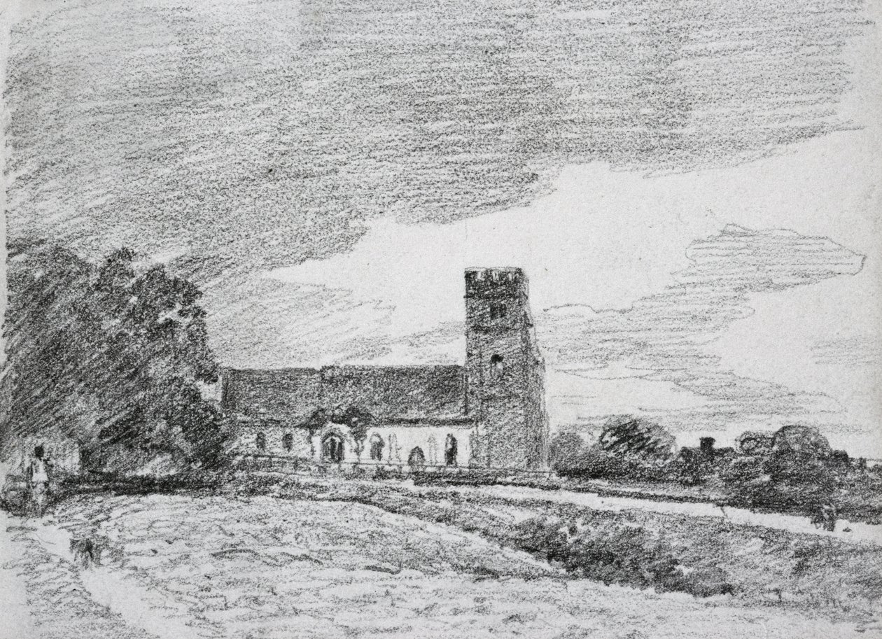 Feering kirke, 1814 av John Constable