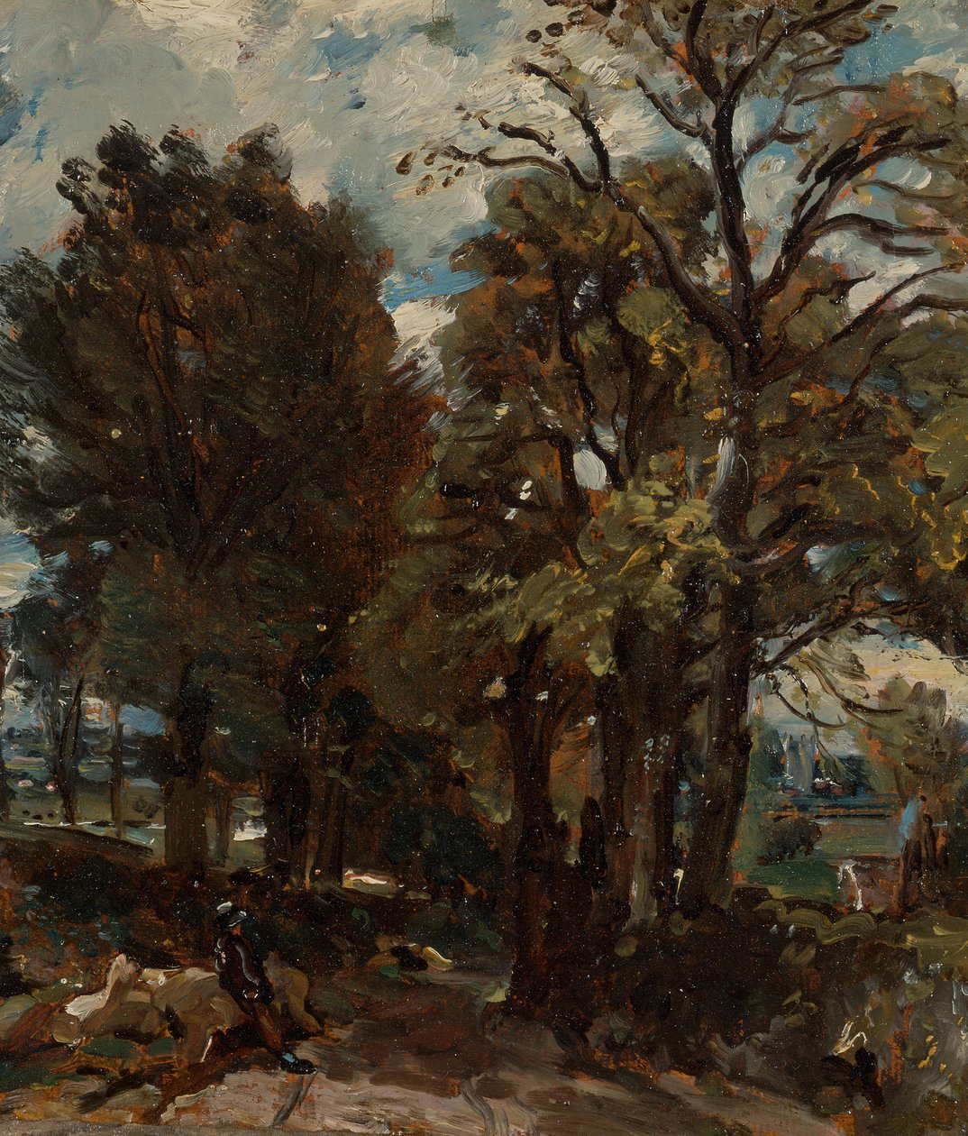 Fen Lane, East Bergholt, ca. 1811. av John Constable
