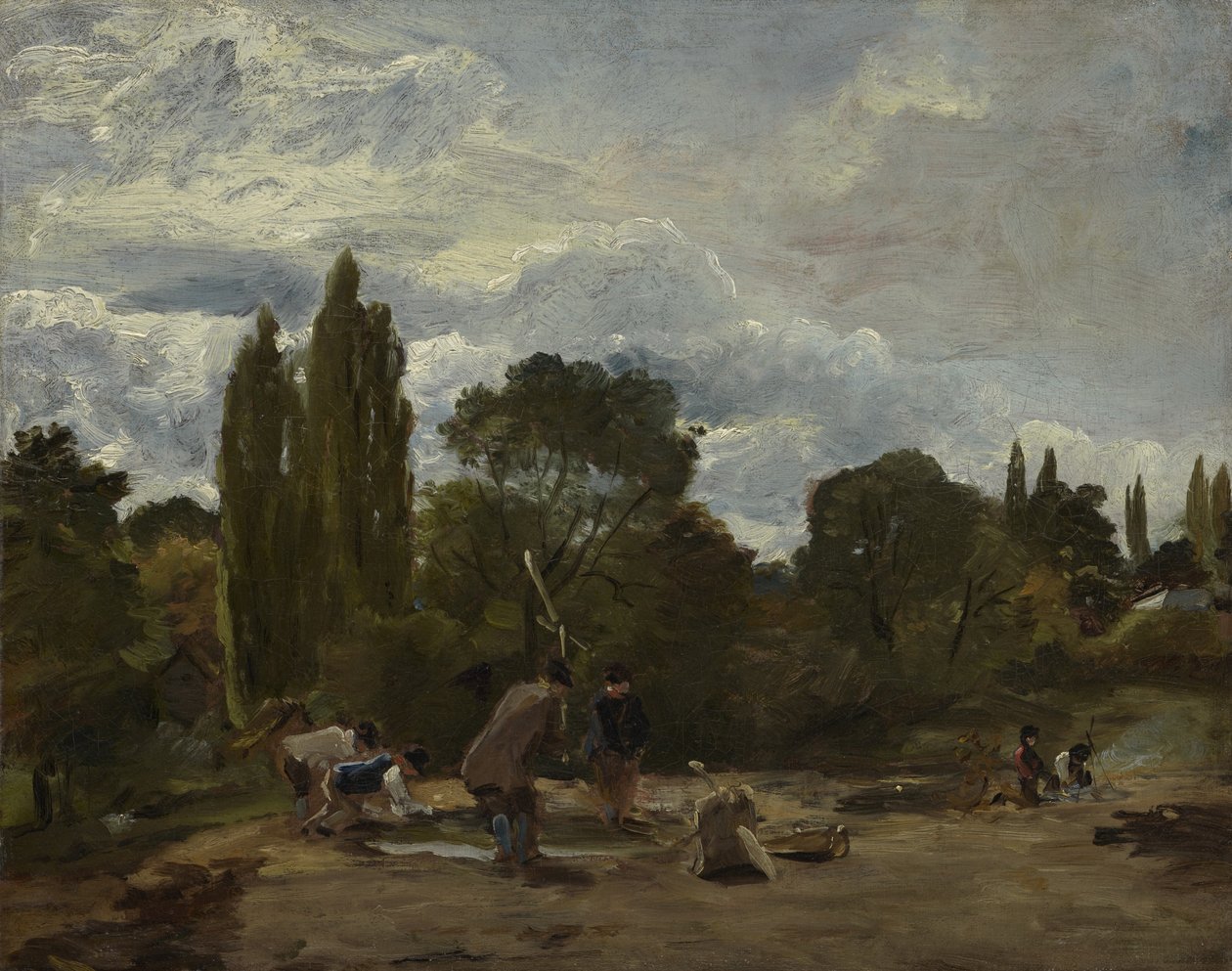 Flagelnepehoder, Østre Bergholt, ca.1812-15 av John Constable