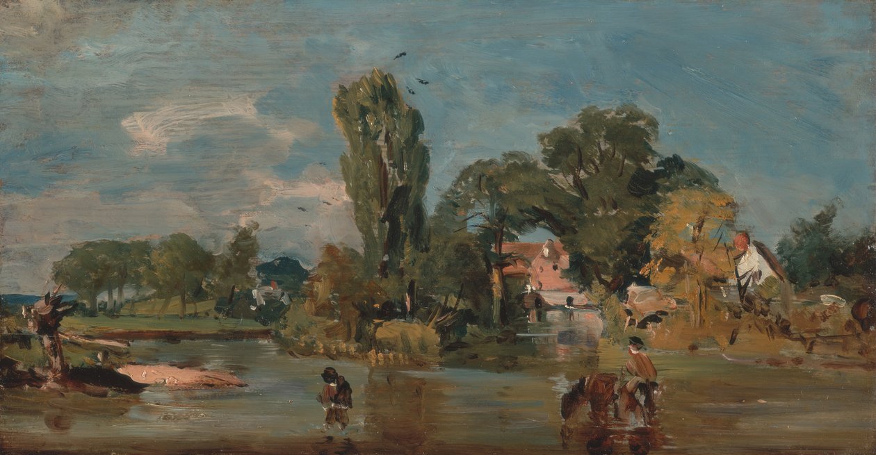Flatford Mill, mellom 1810 og 1811. av John Constable