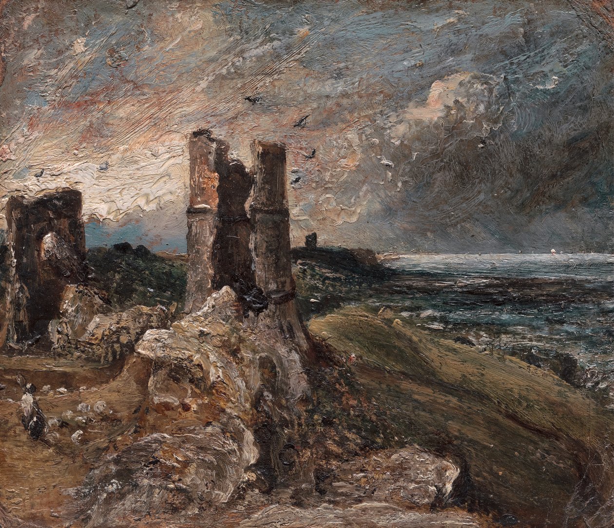 Hadleigh Castle, 1828 til 1829. av John Constable