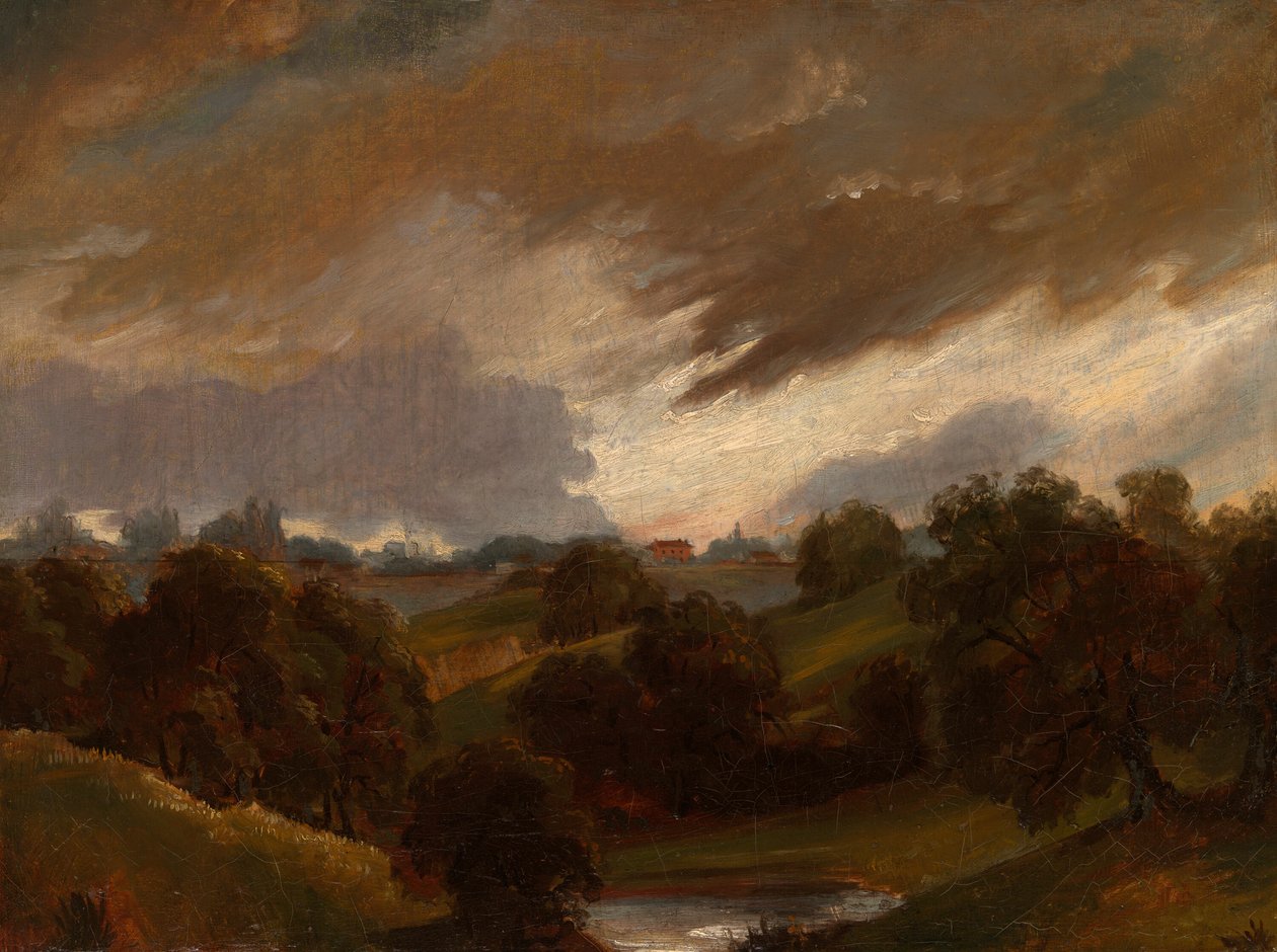 Hampstead, Stormy Sky av John Constable
