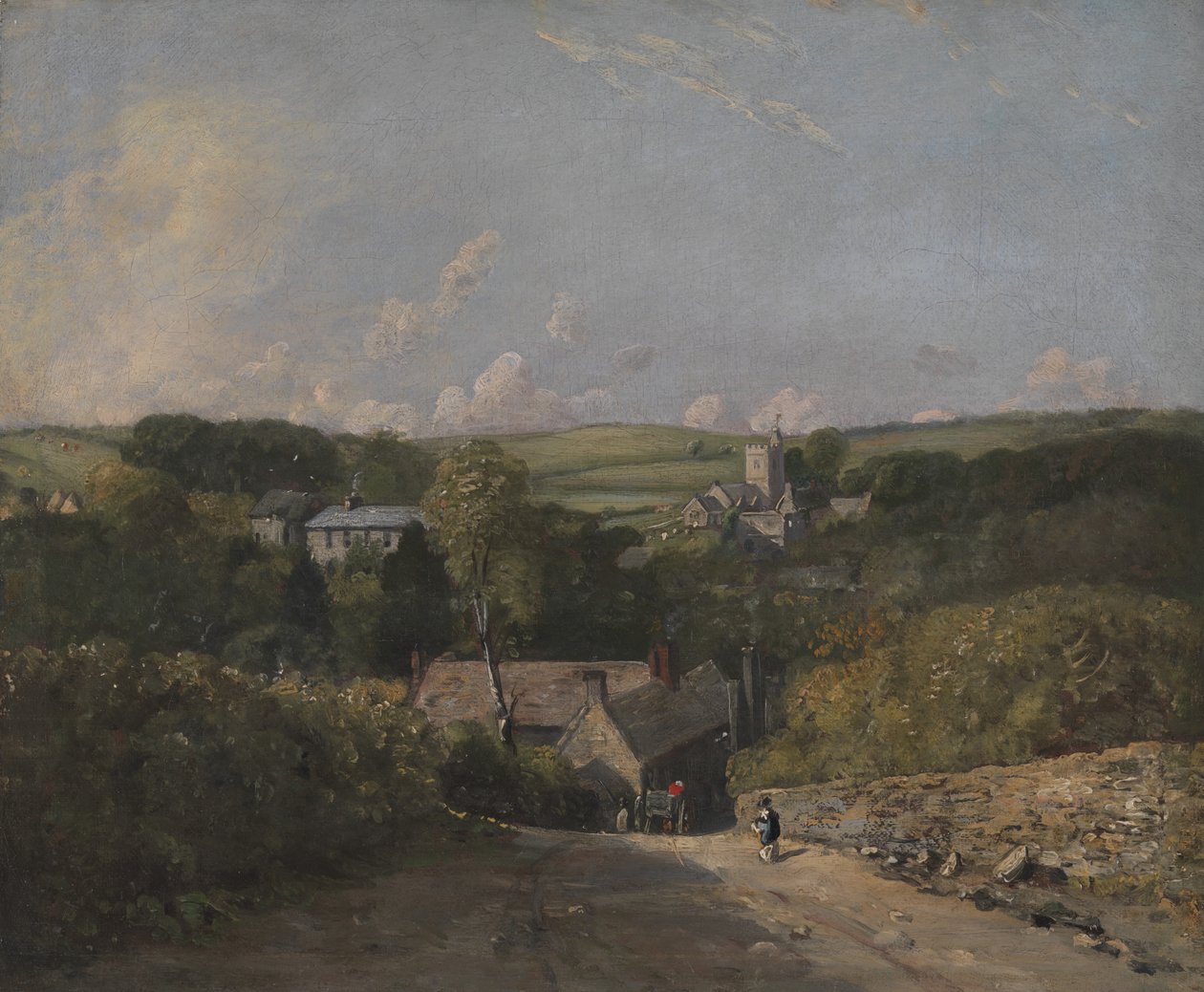 Osmington Village, 1816 til 1817. av John Constable