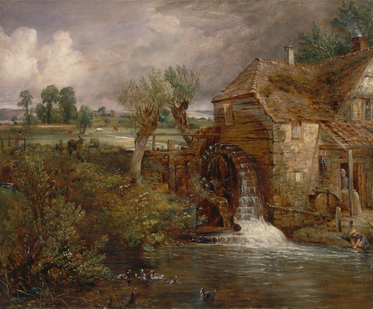 Parham Mill, Gillingham, ca. 1826. av John Constable