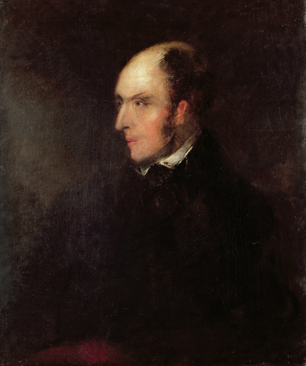 Portrett av en skallet mann av John Constable