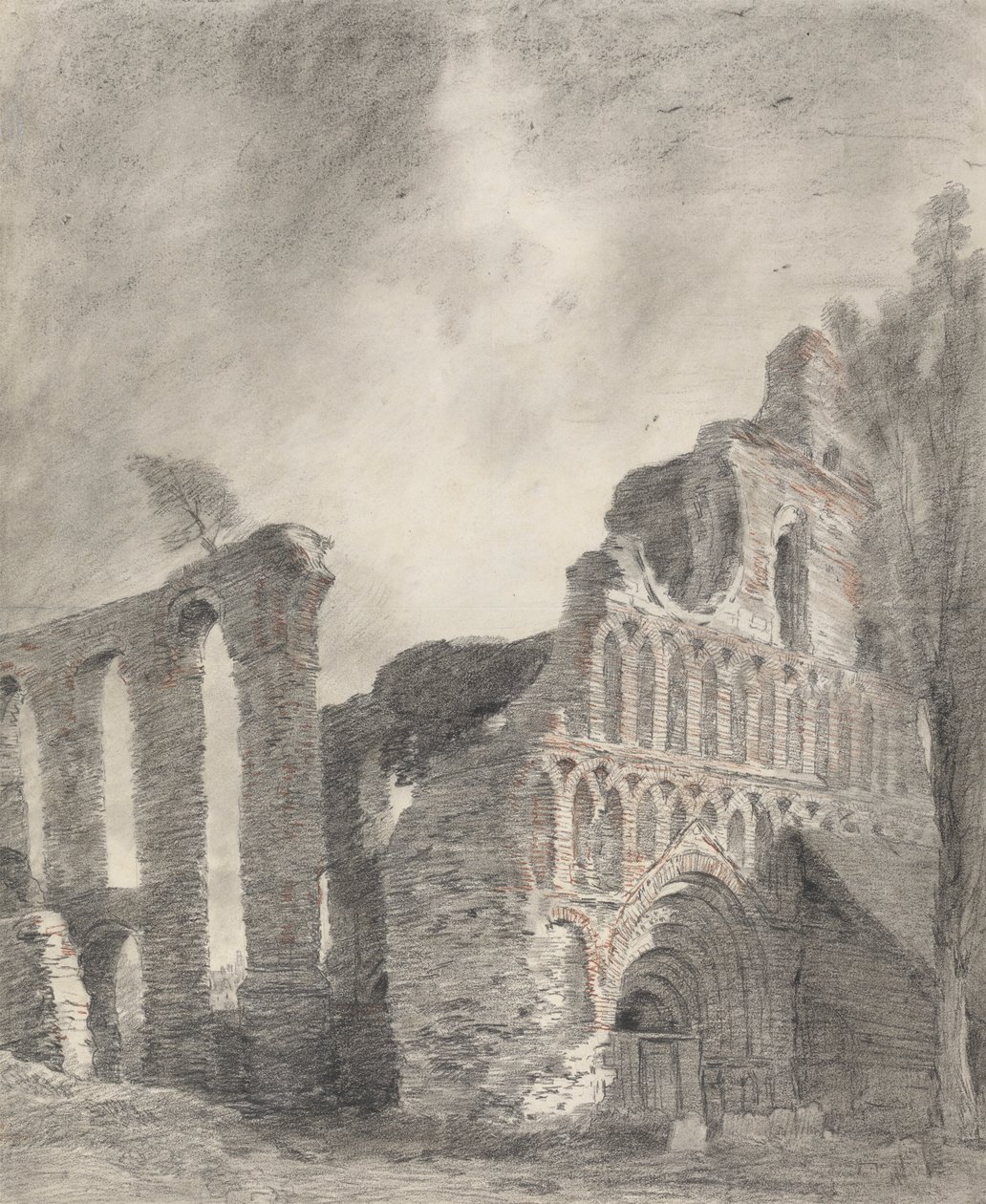 Ruin av St. Botolph's Priory, Colchester av John Constable