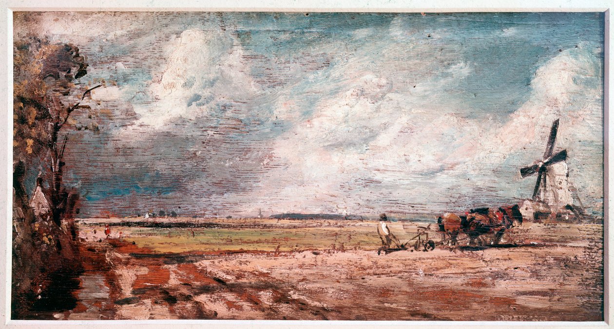Vår i East Bergholt, England (Maleri av John Constable