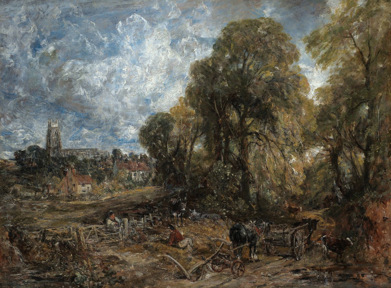Stoke-by-Nayland av John Constable