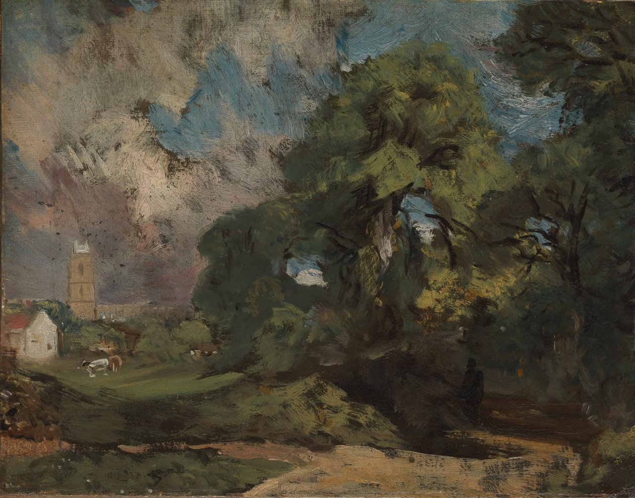 Stoke-by-Nayland, ca. 1810-11 av John Constable