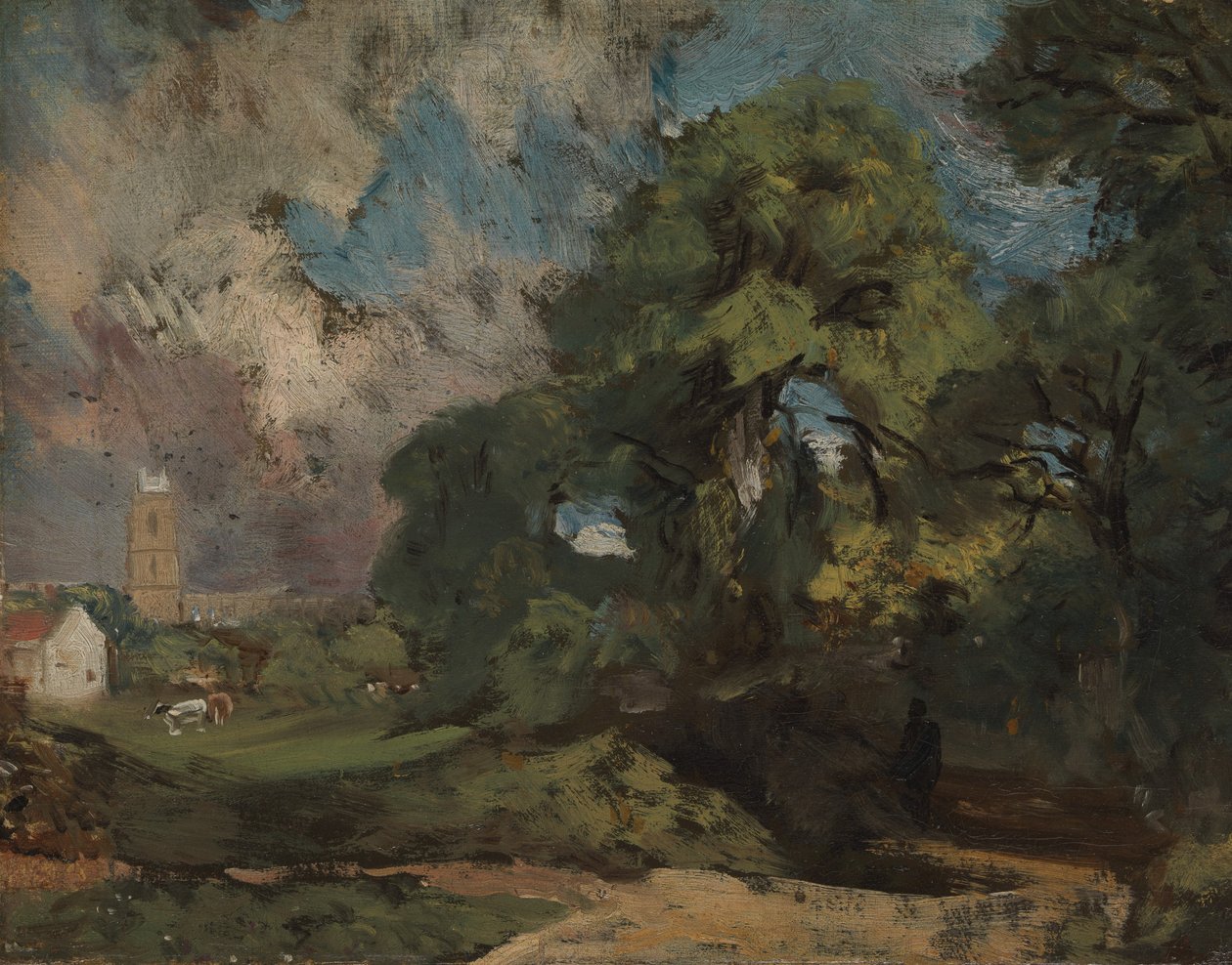 Stoke-by-Nayland, ca. 1810-11. av John Constable