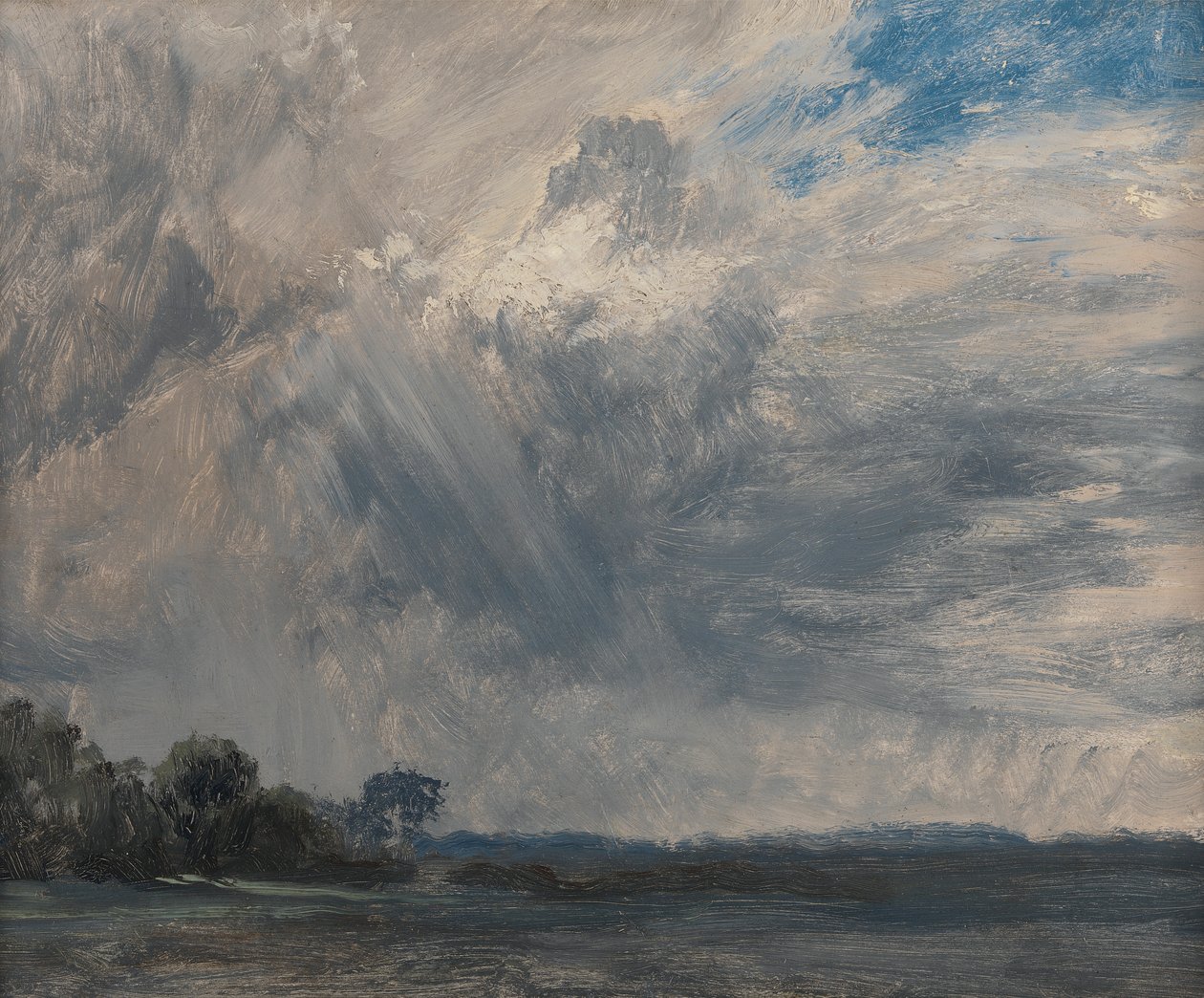 Studie av en overskyet himmel av John Constable