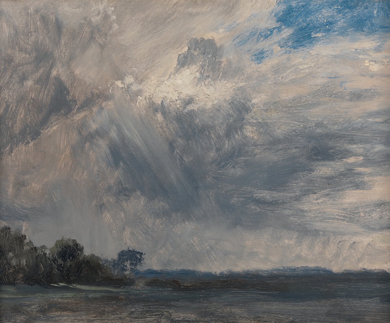 Studie av en overskyet himmel, ca. 1825. av John Constable