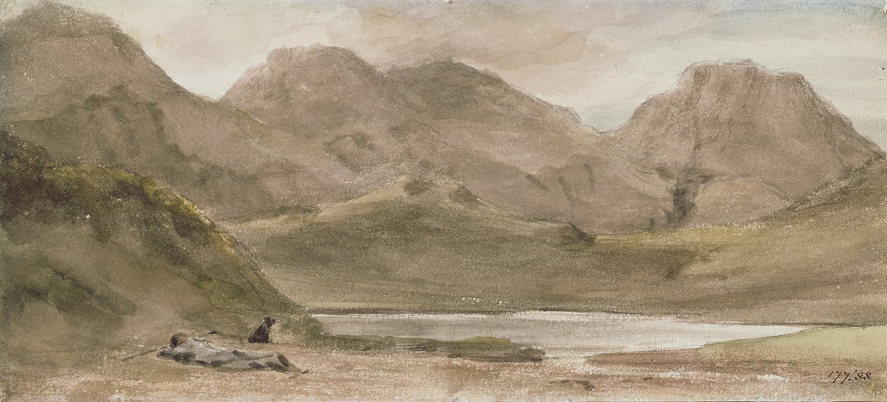 Sty Head Tarn, 12. oktober 1800 av John Constable