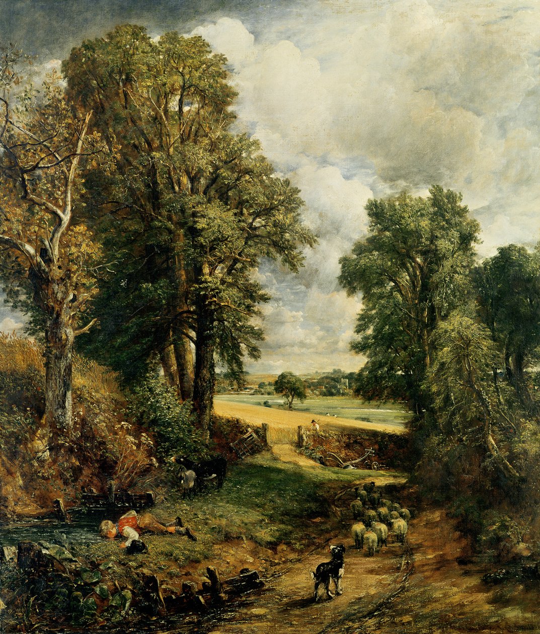 Kornåkeren, 1826 av John Constable