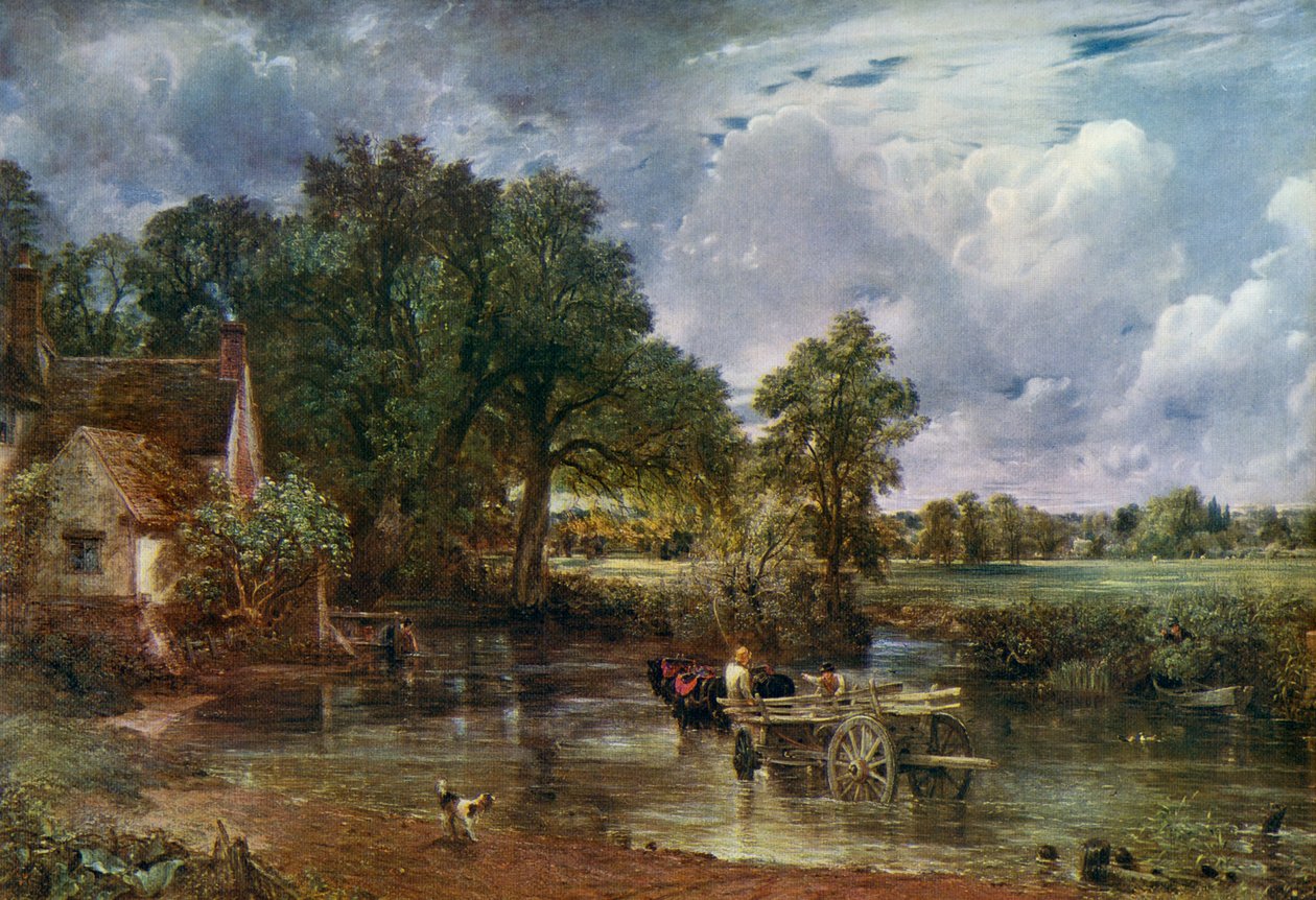 The Hay Wain, 1821, 1912. av John Constable