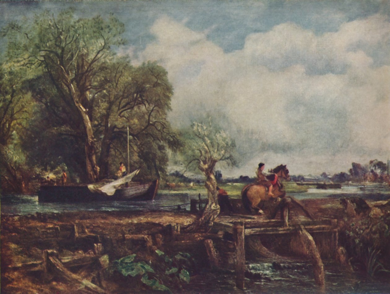 The Leaping Horse, 1825, c1950. av John Constable