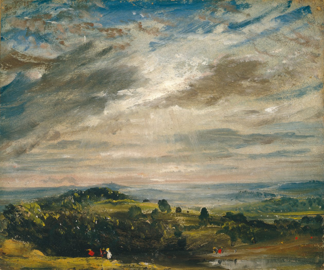 Utsikt fra Hampstead Heath, mot Harrow av John Constable