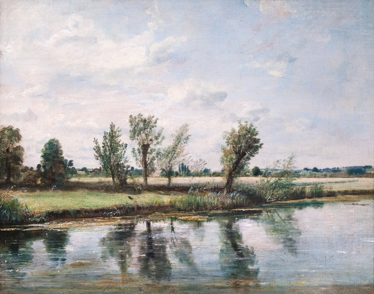 Watermeadows nær Salisbury av John Constable