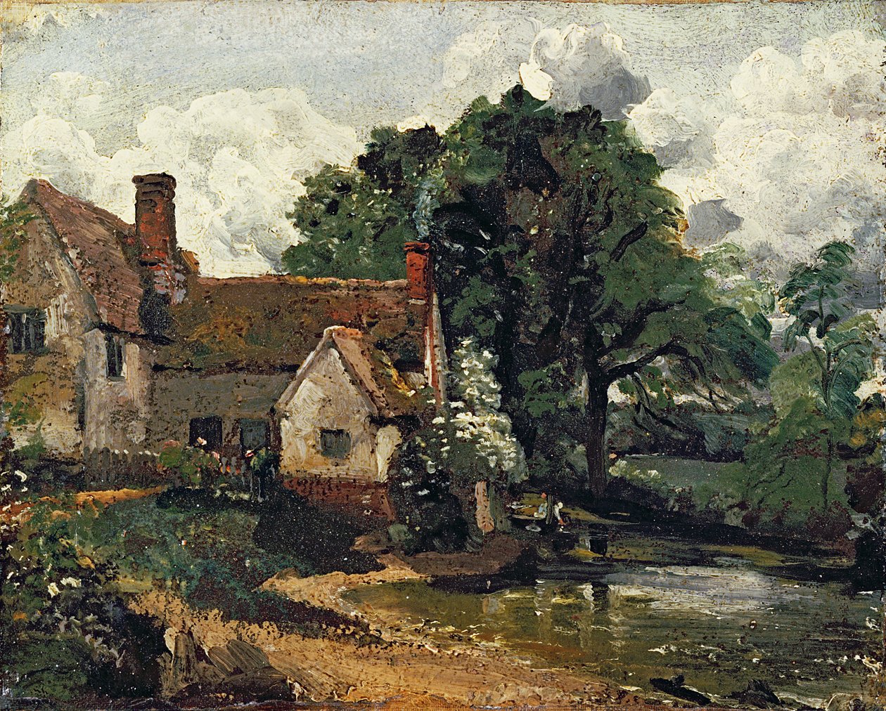 Willy Lotts hus, 1816 av John Constable