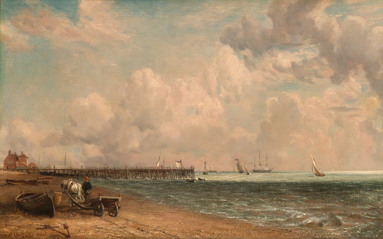 Yarmouth Jetty, 1822. av John Constable