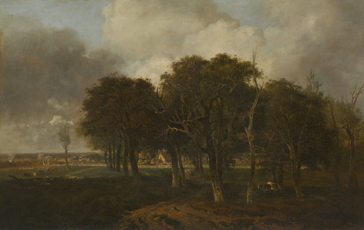 Obo Common, Norfolk, sannsynligvis ca. 1810. av John Crome